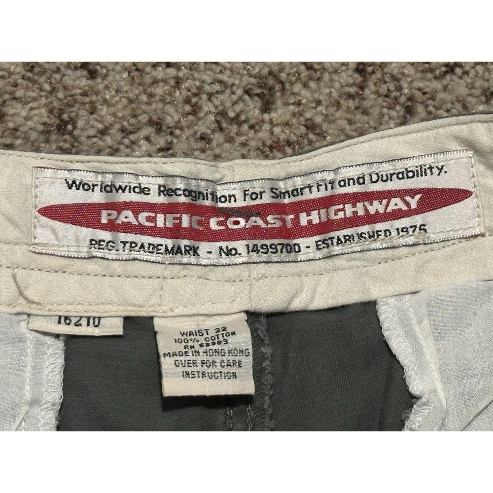 Pacific Coast Highway Shorts, Vintage, Cotton, Made in Hong Kong Size 32 - Picture 3 of 5